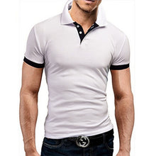 Load image into Gallery viewer, Men Summer Stritching Shorts Sleeve Polo Style Shirt
